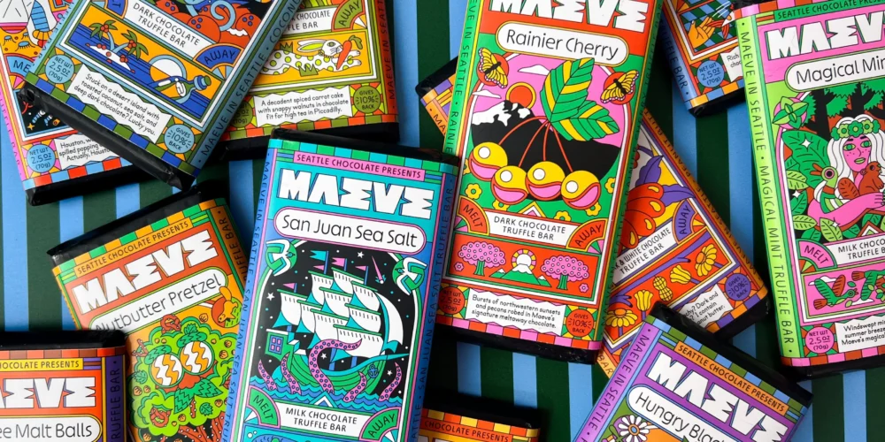 Media item displaying Maeve Chocolate, an Exciting Transformation for the Seattle Chocolate Company